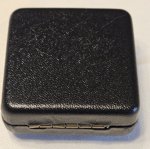 Vintage Agate Stone Tie Tack in a Gold-Tone Setting With T Bar and Chain - Picture 13 of 13